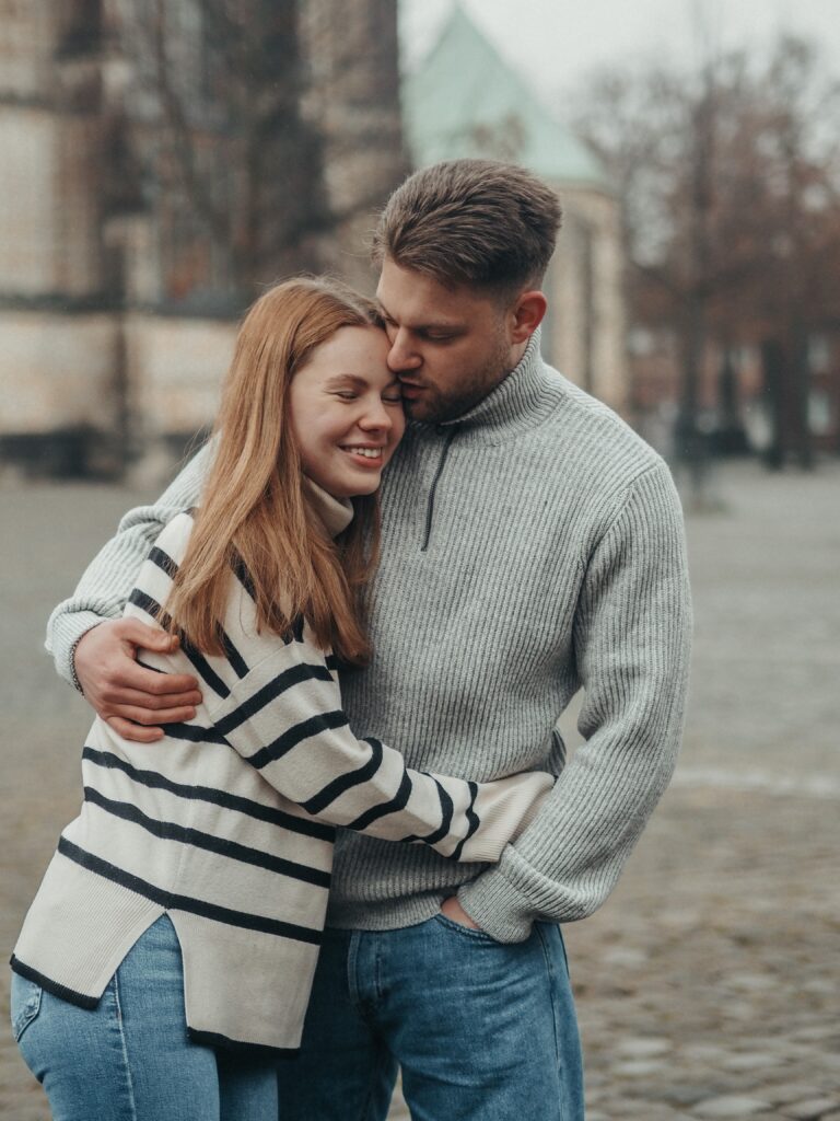 nastjaanna PHOTOGRAPHY, Fotografin Nastja Anna Kock, Pärchen auf dem Domplatz, Münster